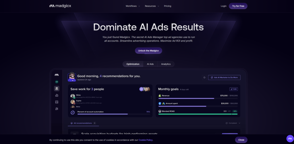 Madgicx ai